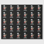 Thyme to Rock Funny Herb Pun Dark BG Cadeaupapier (Vlak)