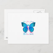 Thyroid Butterfly - Live Love Laugh Briefkaart (Voorkant / Achterkant)