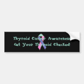 Thyroïd Cancer Awareness (bumpersticker) Bumpersticker (Voorkant)