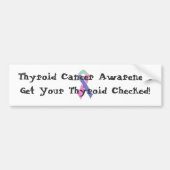 Thyroïd Cancer Awareness (bumpersticker) Bumpersticker (Voorkant)