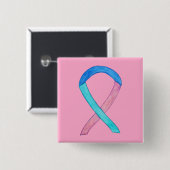 Thyroid Cancer Awareness Ribbon Custom Button Pins (Voorkant /achterkant)