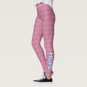 Thyroid Cancer Awareness Ribbon Custom Leggings (Links)