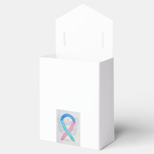 Thyroid Cancer Awareness Ribbon Party Favor Boxes Bedankdoosjes (Geopend)