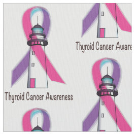 Thyroid Cancer Awareness Ribbon Stof