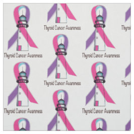 Thyroid Cancer Awareness Ribbon Stof