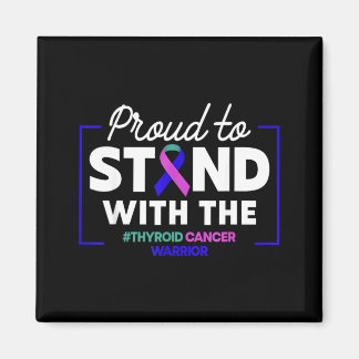 Thyroid Cancer Awareness Support Family Magneet