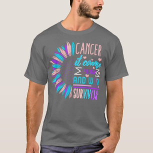 Thyroïd Cancer Awareness Surviof Sunflower Thyroi T-shirt