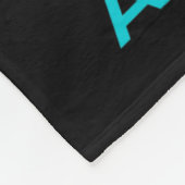 Thyroïd Cancer Bewustheid Fleece Deken (Hoek)