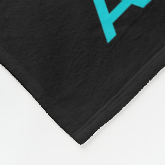 Thyroïd Cancer Bewustheid Fleece Deken (Hoek)