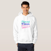 Thyroïd Cancer Bewustheid Hoodie (Voorkant volledig)