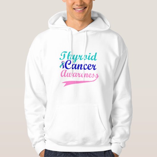Thyroïd Cancer Bewustheid Hoodie (Voorkant)