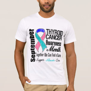 Thyroïd Cancer Bewustheid Maand 11 T-shirt