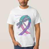 Thyroïd Cancer Bewustheid T-shirt (Voorkant)