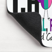 Thyroid Cancer Chick Gone Blauwgroen, Paars en Roz Muismat (Hoek)