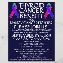 Thyroid Cancer Ribbon Benefit Flyer