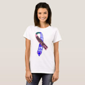 Thyroid Cancer Slogans T-shirt (Voorkant volledig)