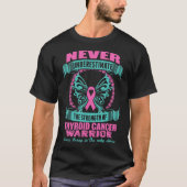 Thyroid Cancer Warrior Tshirt (Voorkant)