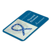 Thyroïd Disease Awareness Angel Custom Magnet Magneet (Linkerzijde)