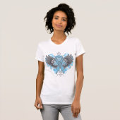 Thyroïd Disease Awareness Cool Wings T-shirt (Voorkant volledig)