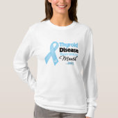 Thyroïd Disease Awareness Maand T-shirt (Voorkant)