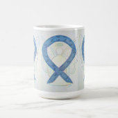Thyroïd Disease Awareness Ribbon Angel Coffee Mok (Center)