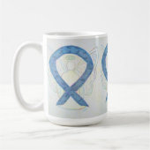 Thyroïd Disease Awareness Ribbon Angel Coffee Mok (Links)