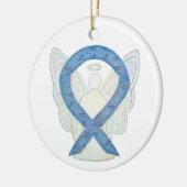 Thyroid Disease Awareness Ribbon Angel Ornaments Keramisch Ornament (Links)