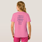 Thyroïd Disease Awareness Ribbon Angel Shirt (Achterkant volledig)