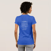 Thyroïd Disease Awareness Ribbon Angel Shirt (Achterkant volledig)