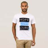Thyroid Disease Hope Love Cure T-shirt (Voorkant volledig)