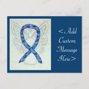 Thyroid Paisley Awareness Ribbon Angel Briefkaart