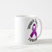 Thyroïde kanker Overlevende Mok (Voorkant rechts)