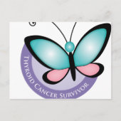 Thyroïde kanker Overleving Briefkaart (Voorkant)
