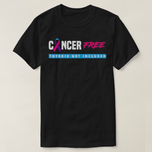 Thyroïde kankervrije Thyroïde Cancer Support Thyro T-shirt (Design voorkant)