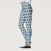 Thyroïde Ziekte Bewustmaking Ribbon Angel-Leggings Leggings (Links)