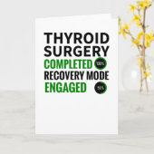 Thyroidectomie | Schenken voor het herstel van sch Kaart (Gele Bloem)