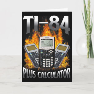 Ti-84 Plus Rekenmachine Funny Math Leraar Kaart