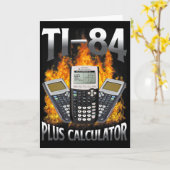 Ti-84 Plus Rekenmachine Funny Math Leraar Kaart (Gele Bloem)