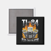 Ti-84 Plus rekenmachine Funny Math leraar  Magneet (Voorkant / Achterkant)