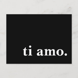 Ti Amo. Briefkaart