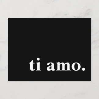 Ti Amo. Briefkaart