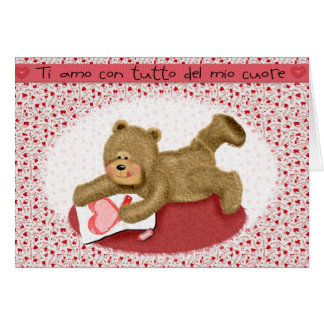 Ti amo con tutto del mio cuore