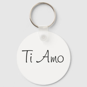 Ti Amo/I houdt van je Sleutelhanger