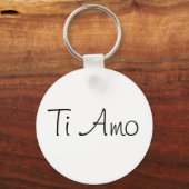 Ti Amo/I houdt van je Sleutelhanger (Voorkant)