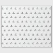 Ti Amo (I love you) Chic Black Script Repeat Cadeaupapier (Vlak)