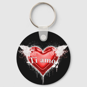 Ti amo (Ik hou van je) Sleutelhanger