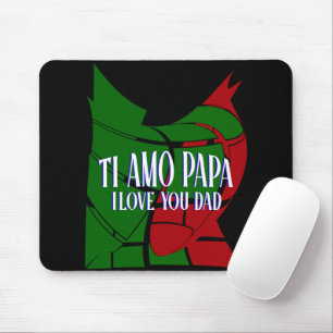 TI Amo Papa Ik hou van je vader Muismat