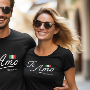 Ti Amo Script Persoonlijk stel T-shirt