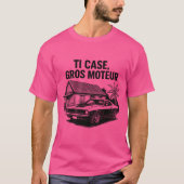 TI CASE GROS N&B MOTOR T-SHIRT (Voorkant)