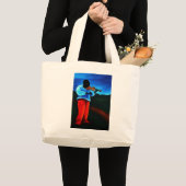 Ti-Jean le violoniste 2008 Grote Tote Bag (Voorkant (product))
